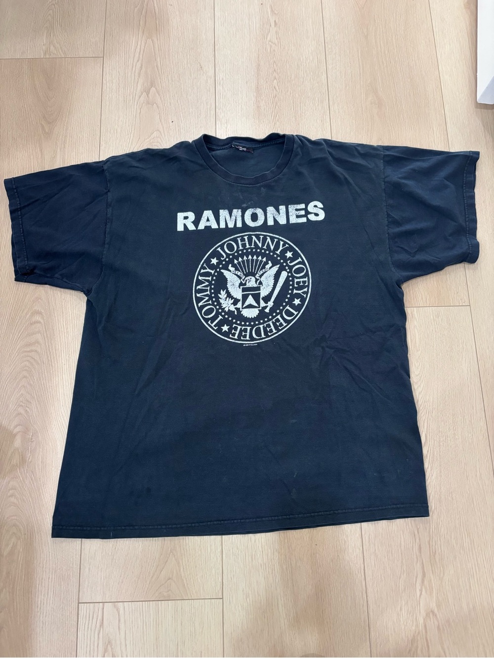 Rare Vintage Ramones T-Shirt Punk Rock black 80s 90s Merch Band tee